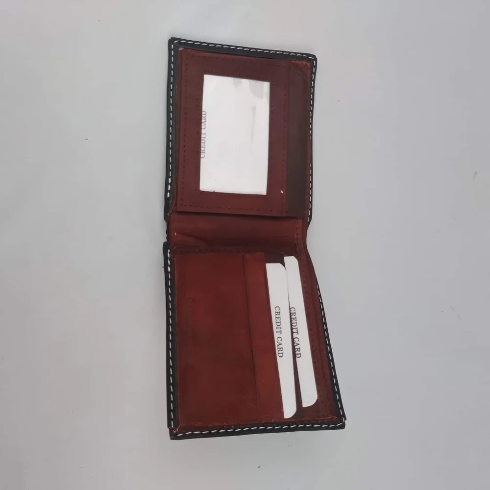 Men's‎ western Embroidered genuine leather Handmade Cowboy Rodeo Wallet .